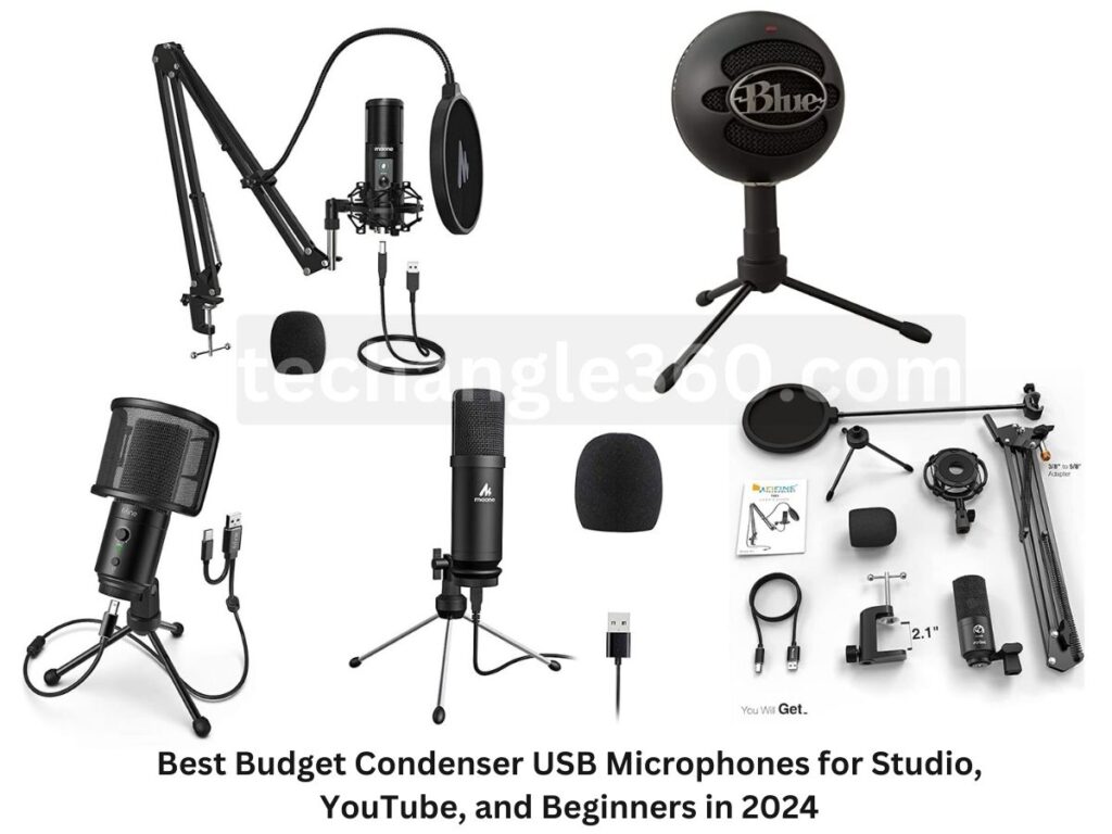 Best Budget Condenser USB Microphones for Studio YouTube and Beginners in 2024