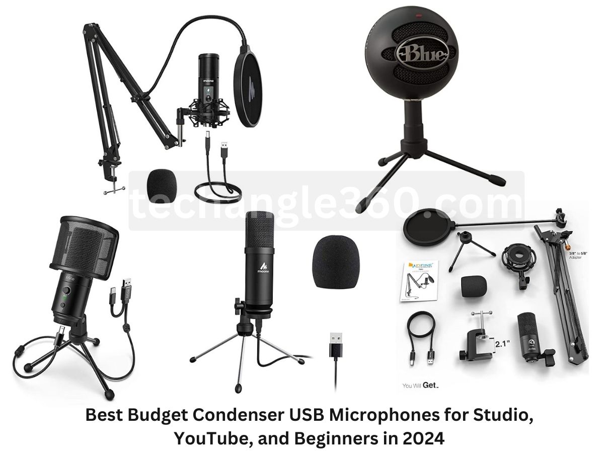 Best Budget Condenser USB Microphones for Studio YouTube and Beginners in 2024