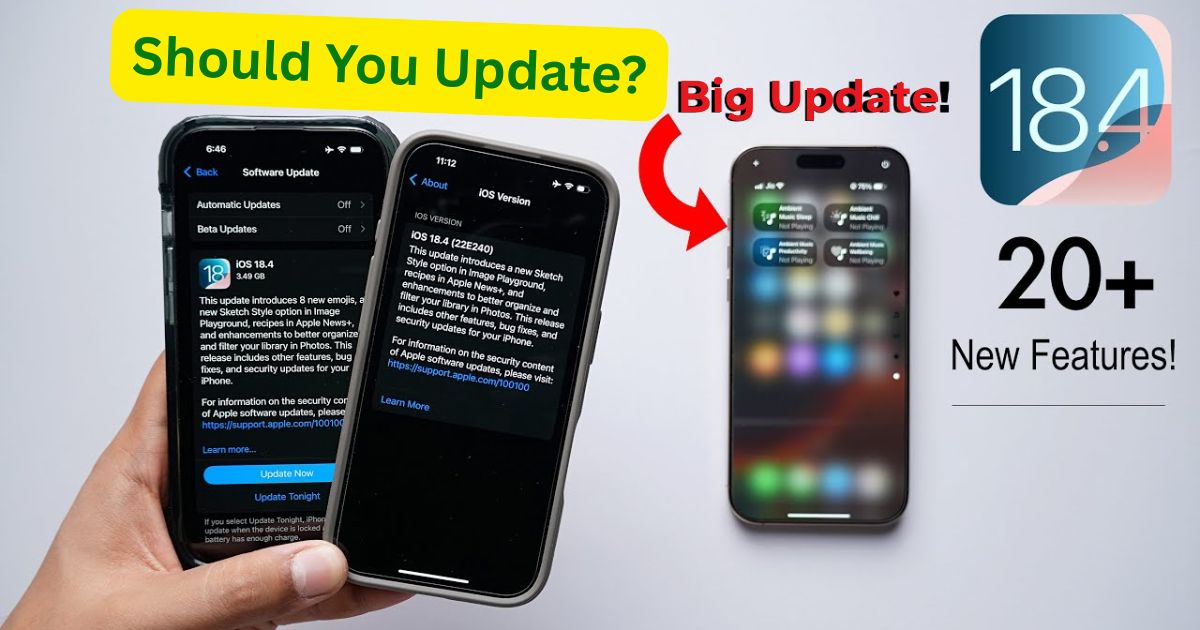 iPhone iOS 18.4 Update Features and Installation
