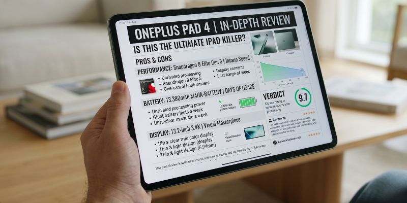 oneplus pad 4 specifications